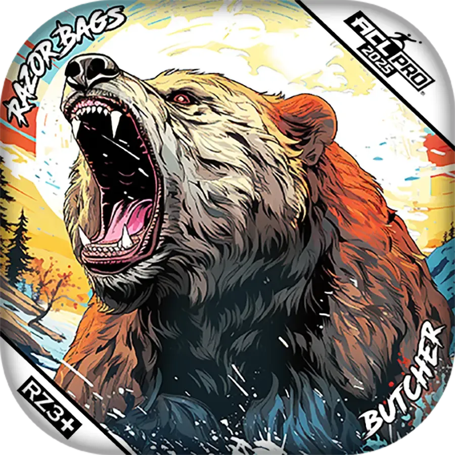 Butcher | Alaskan Grizzly 2 | ACL PRO Razor Cornhole Bags