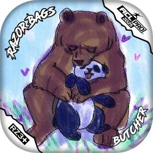 Butcher | Bear Hug | ACL PRO Razor Cornhole Bags
