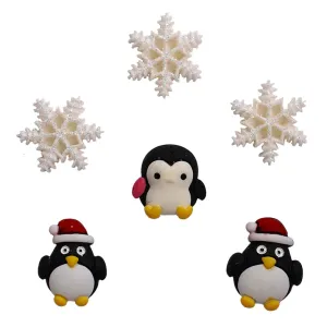 Buttons Galore & More - Flatbackz - Winter Waddlers / FBZ126
