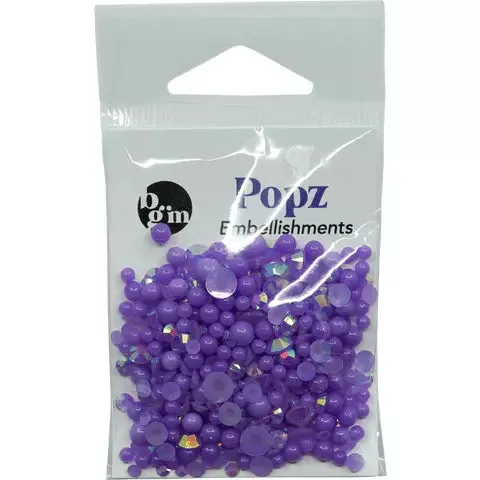 Buttons Galore & More - Shaker Embellishments - Popz - Galaxy / POP100