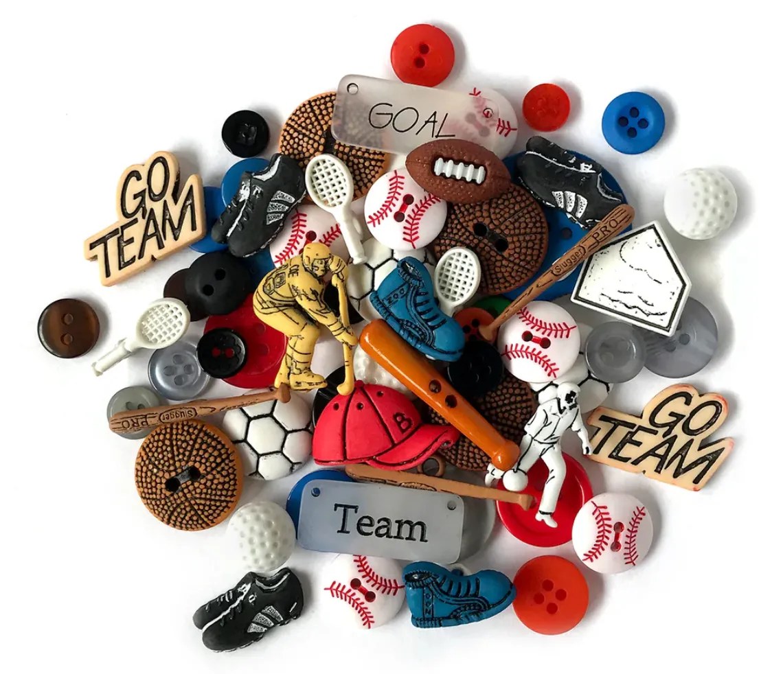 Buttons Galore Sports Value Pack Buttons {C803}