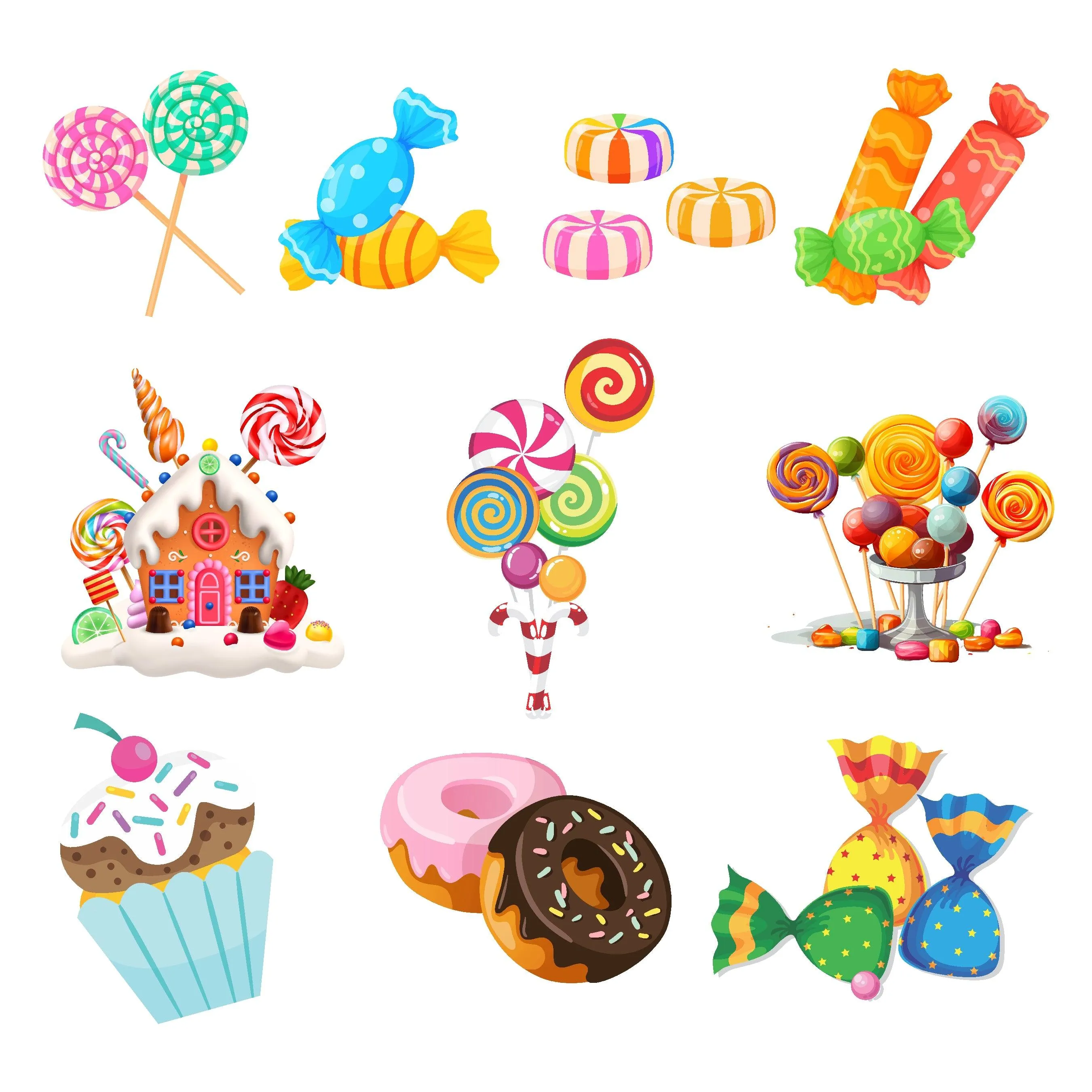Candy Shoppe Theme Cutouts