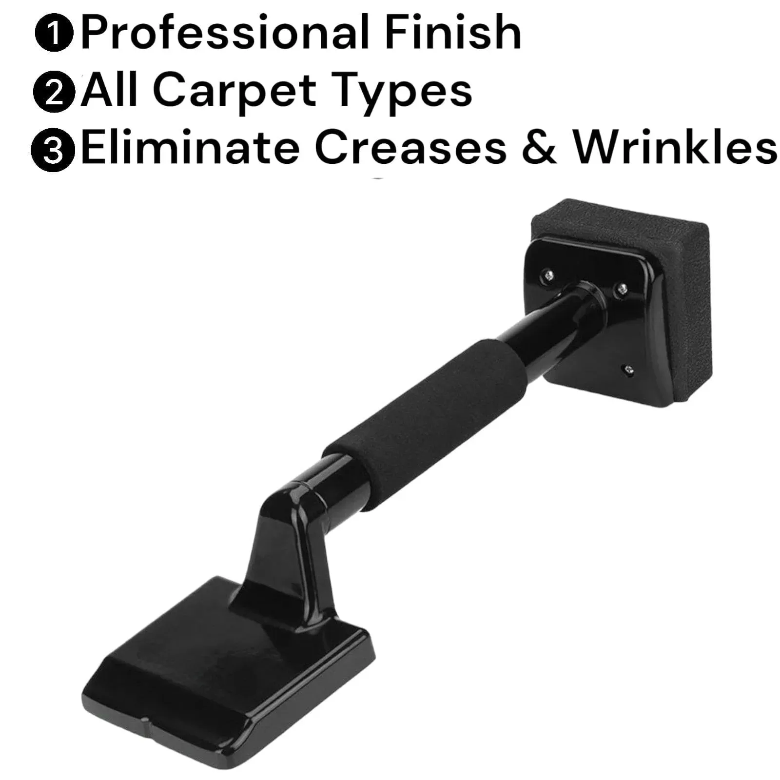 Carpet Knee Kicker Installer Stretcher Gripper Fitters Laying Tool Black