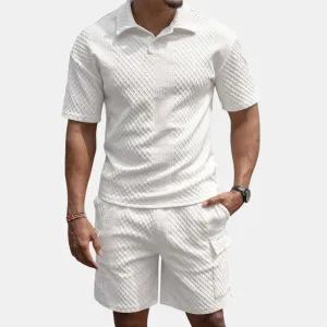 CASUAL TEXTURED 2-PIECE SET