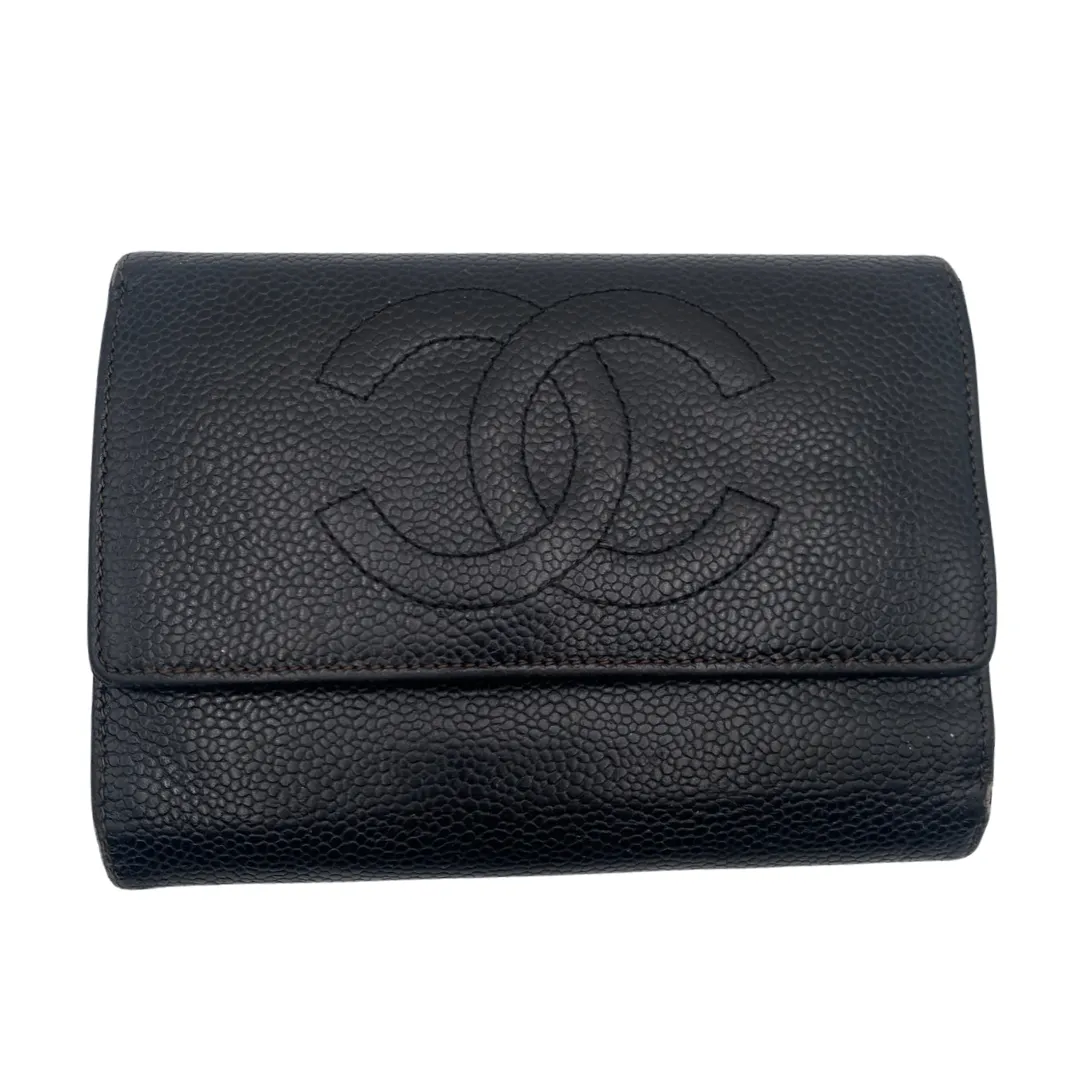 Chanel Vintage Black Wallet