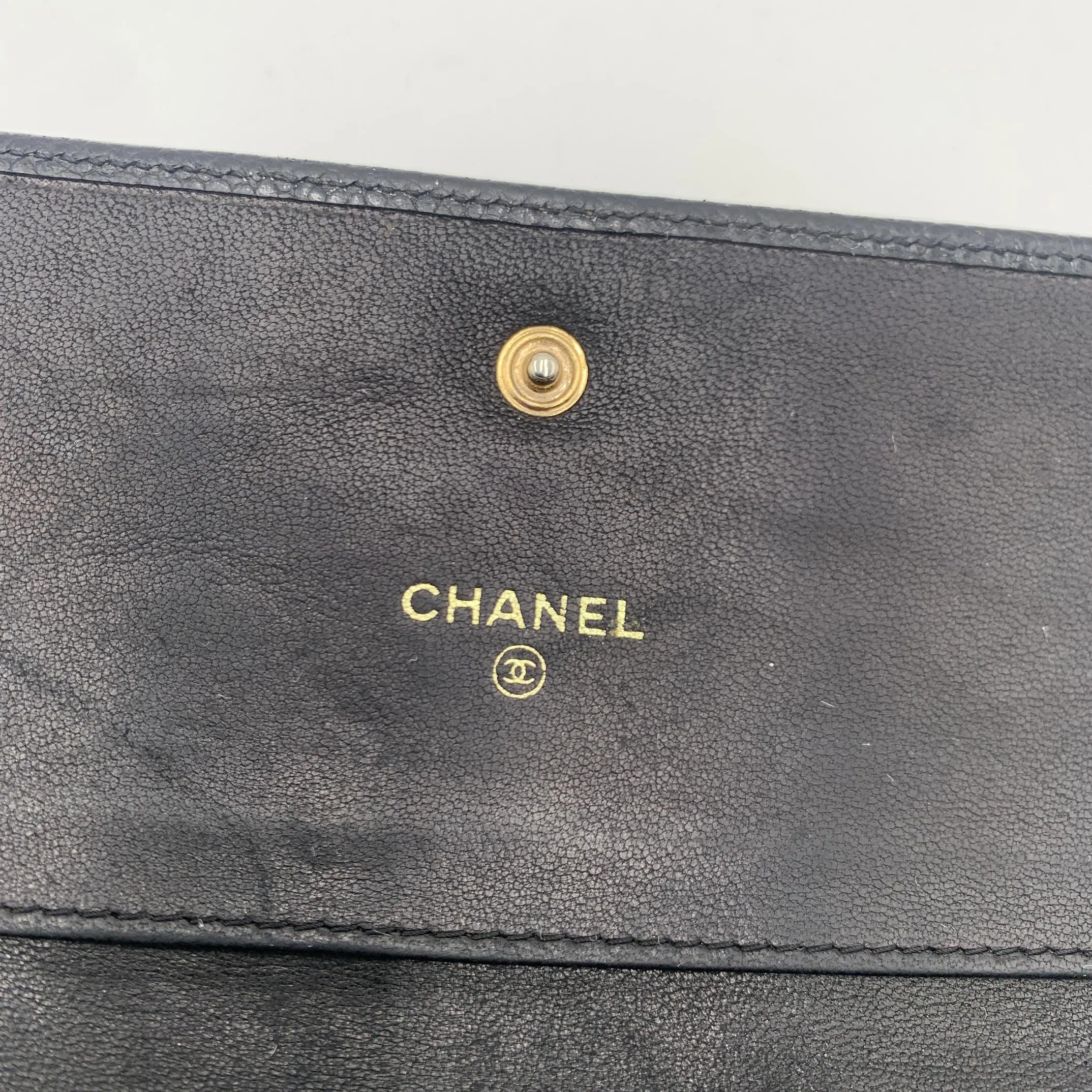 Chanel Vintage Black Wallet