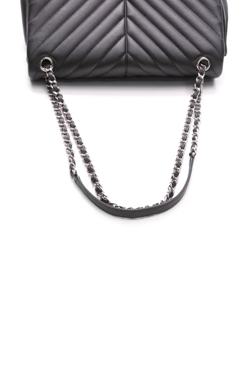 Chevron Jumbo Single Flap Bag
