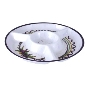 Chip and Dip Beads and Feathers Melamine