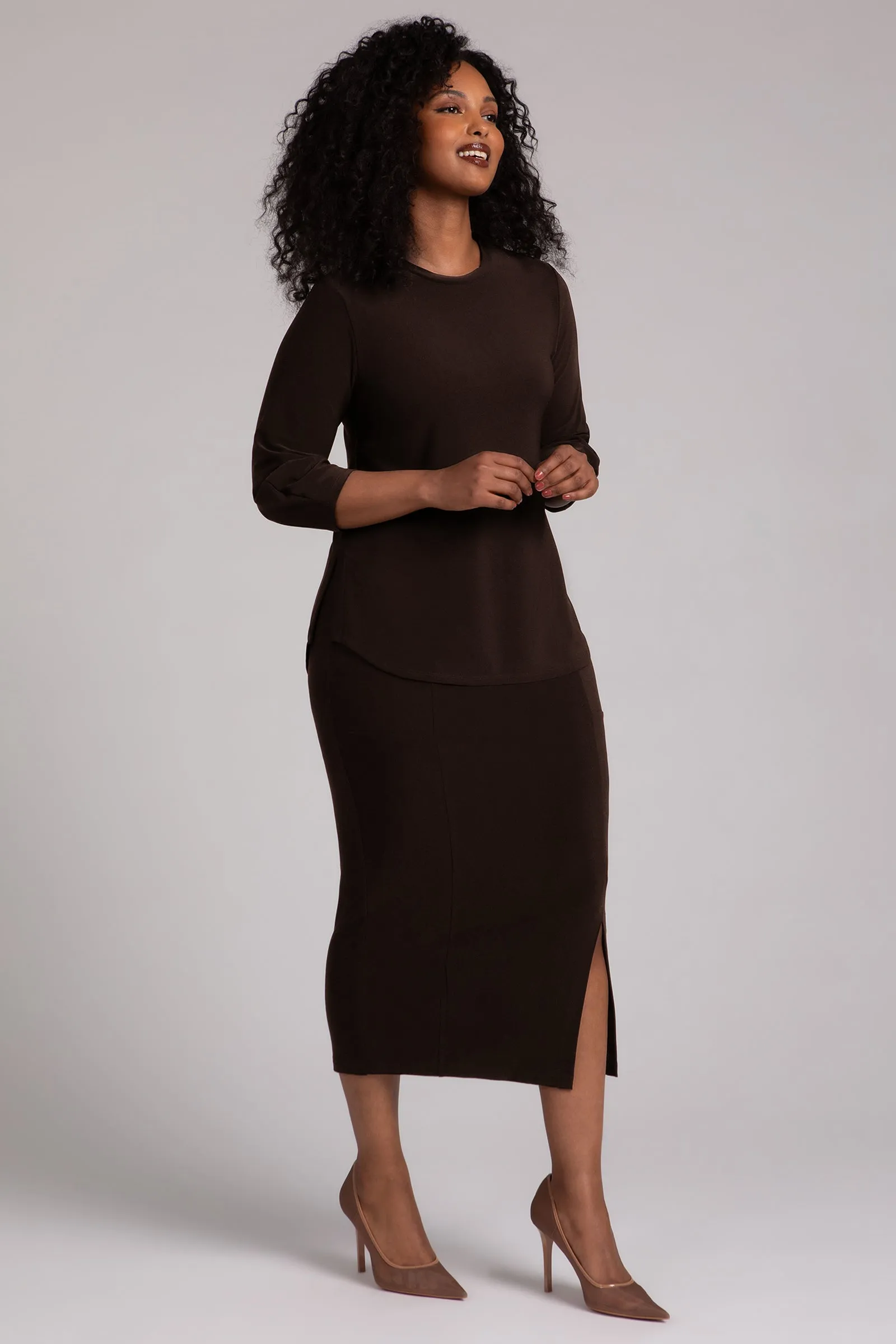 Classic Fit Lantern Top