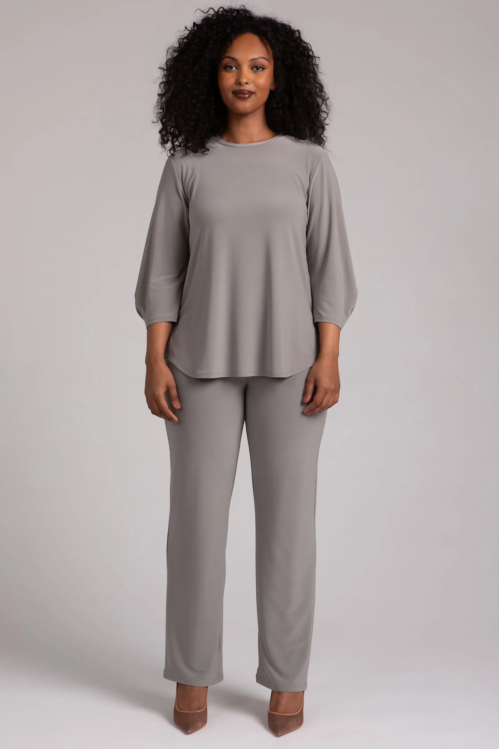 Classic Fit Lantern Top