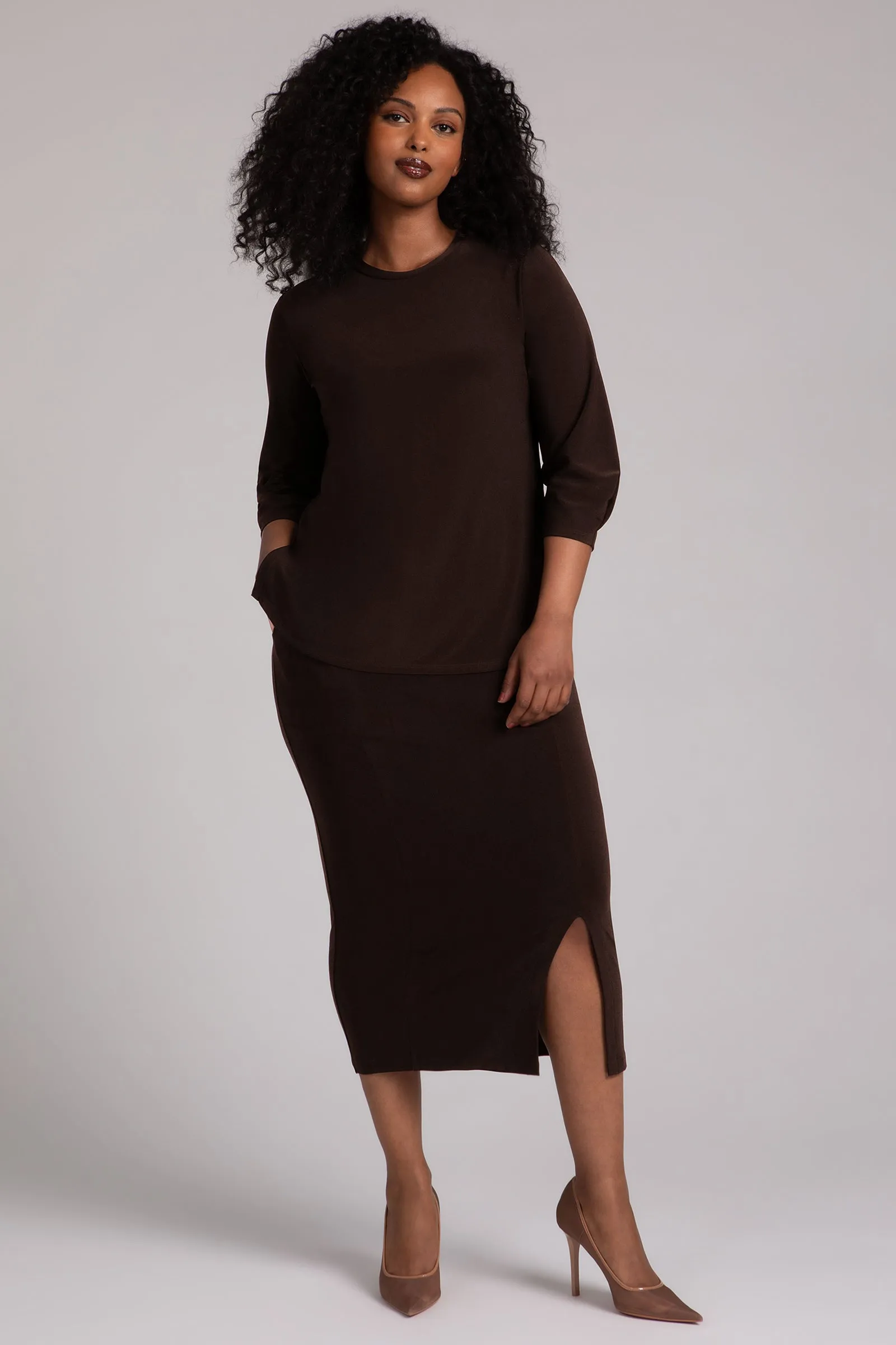 Classic Fit Lantern Top