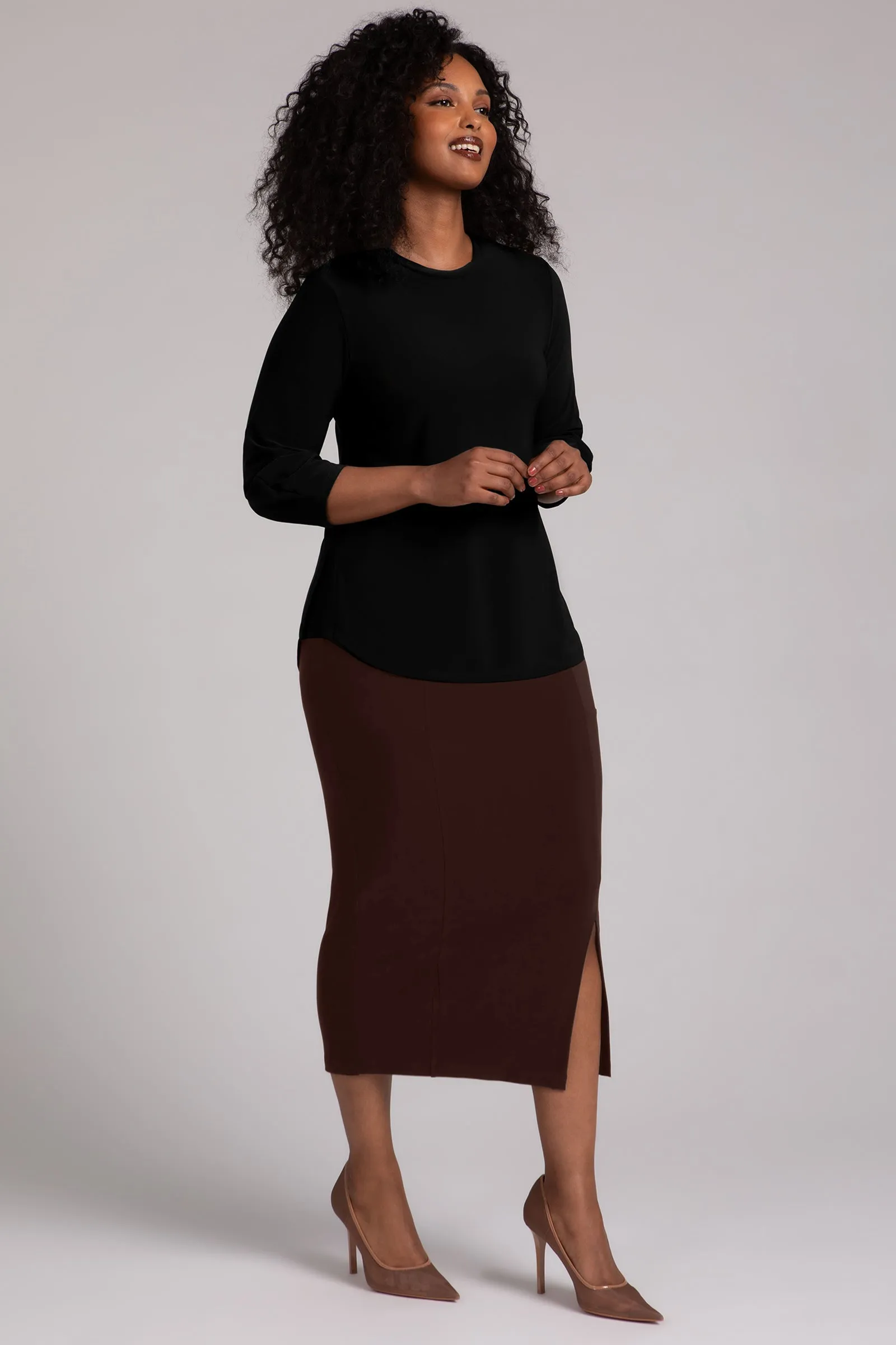 Classic Fit Lantern Top