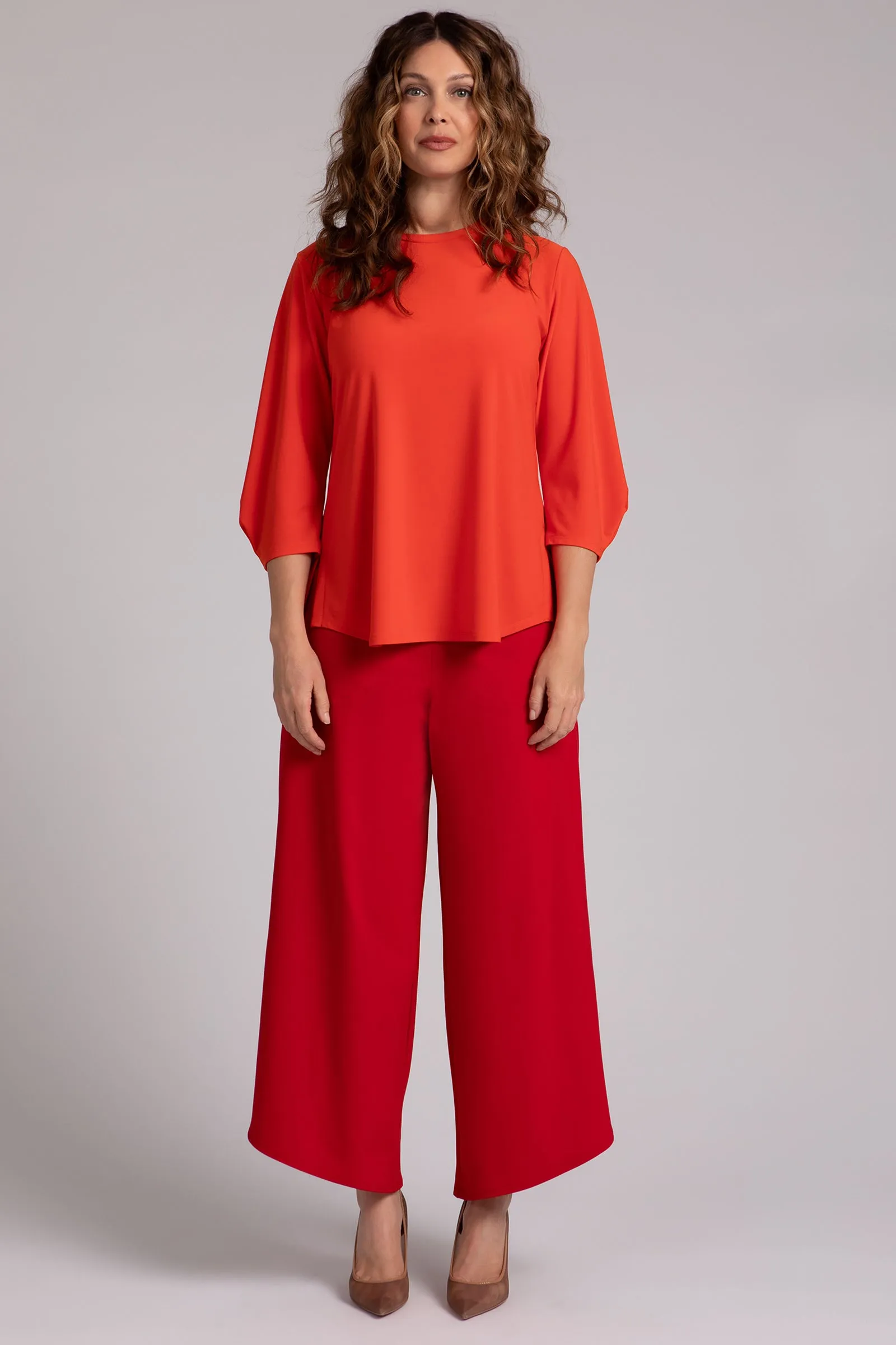 Classic Fit Lantern Top
