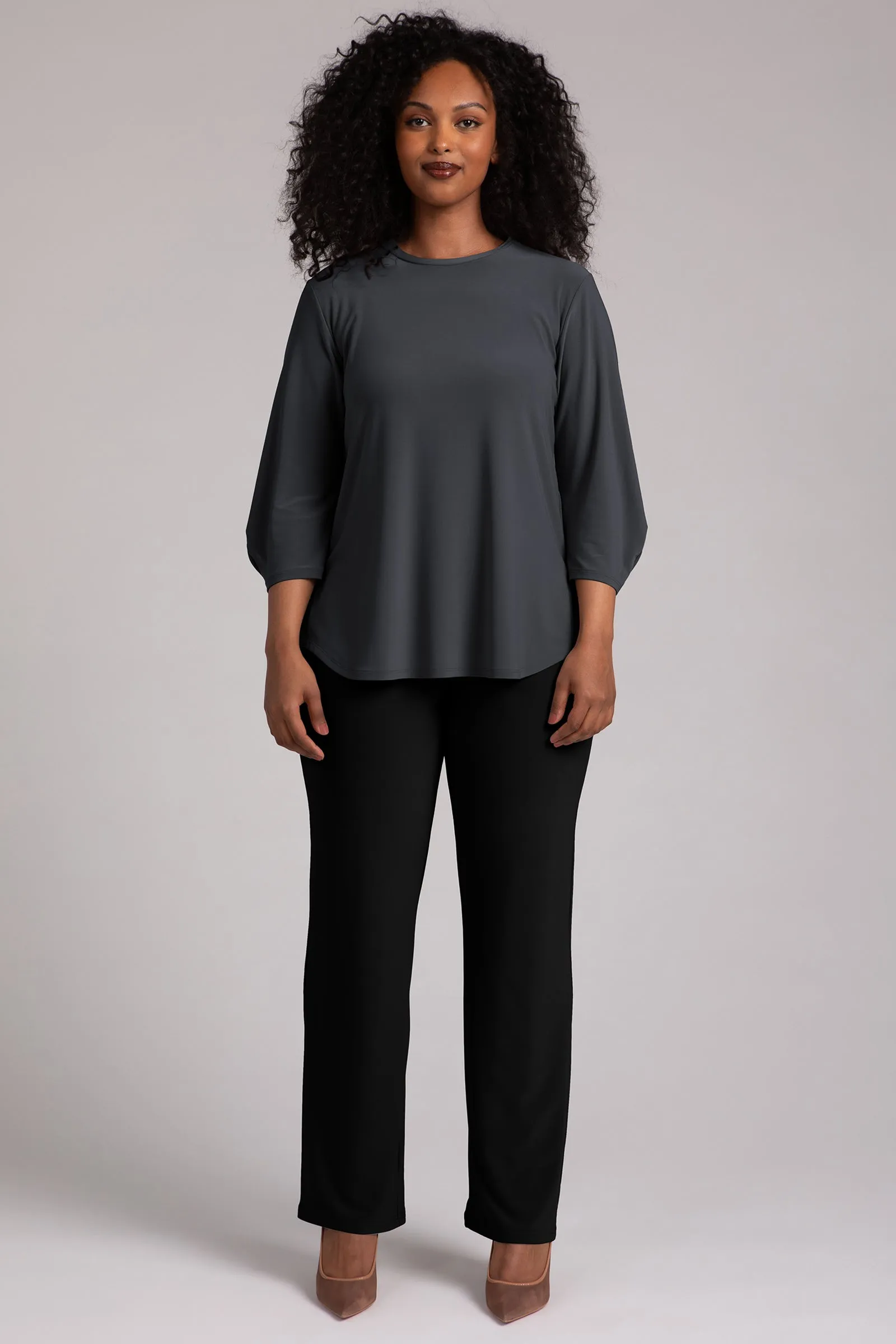 Classic Fit Lantern Top