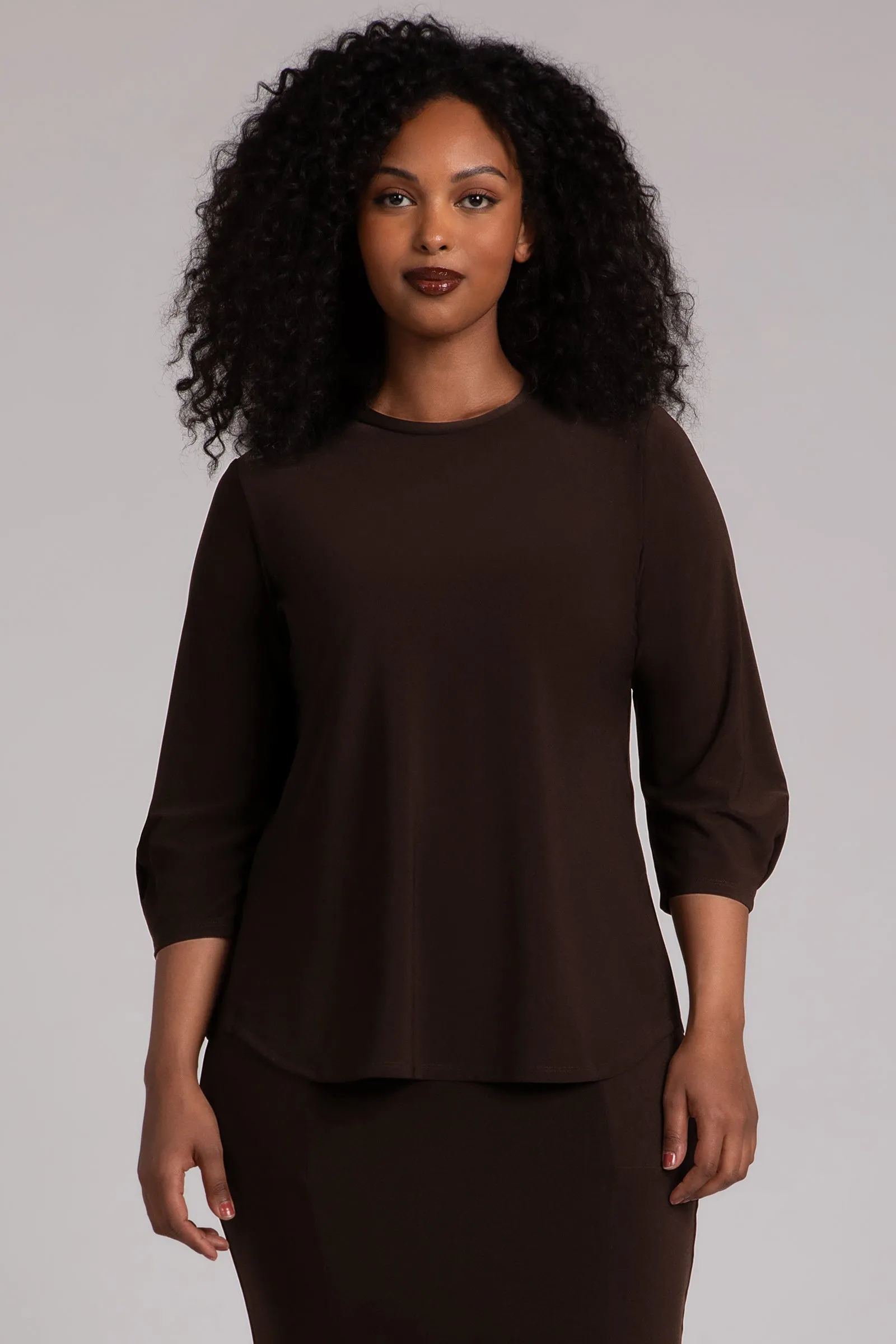 Classic Fit Lantern Top