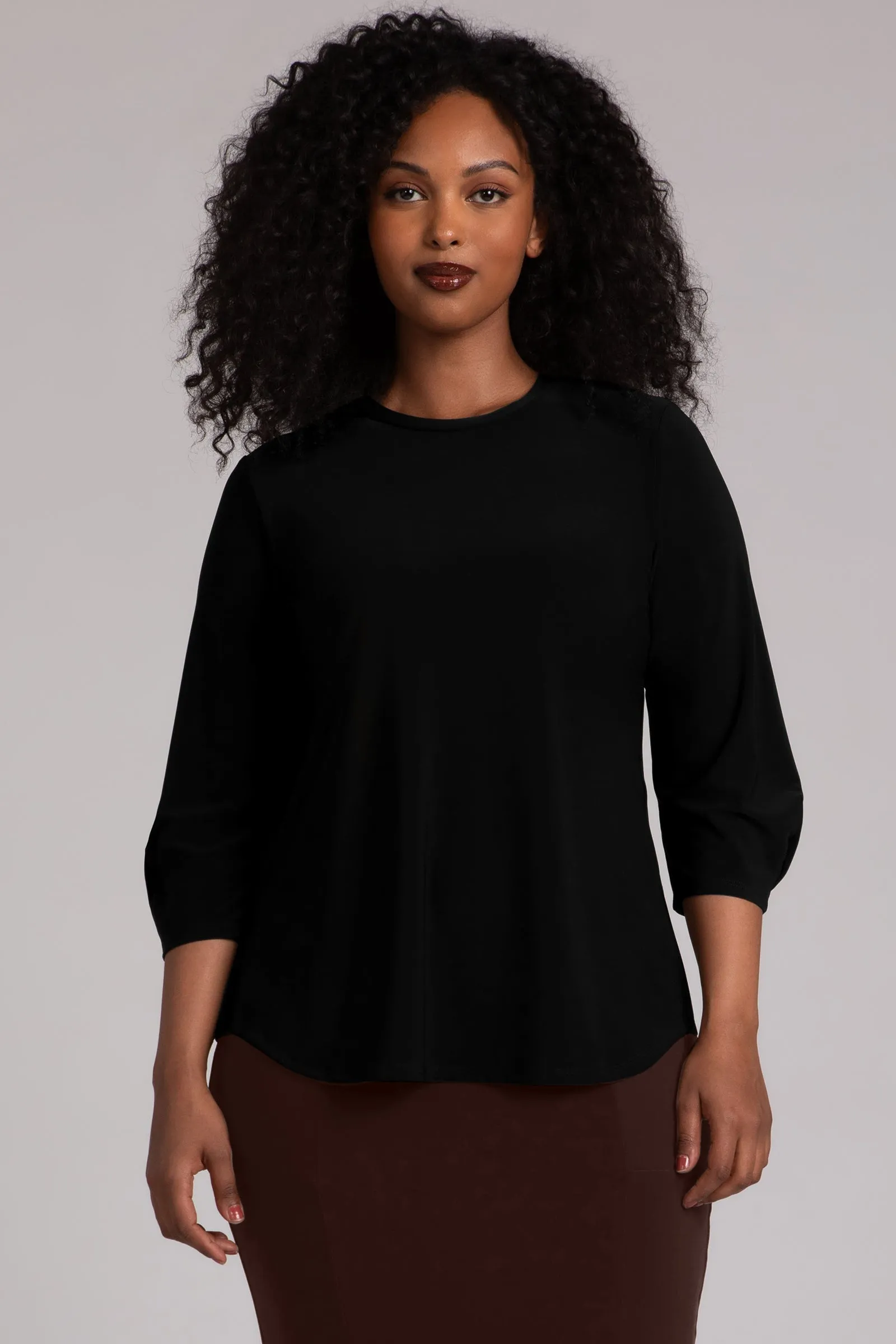 Classic Fit Lantern Top