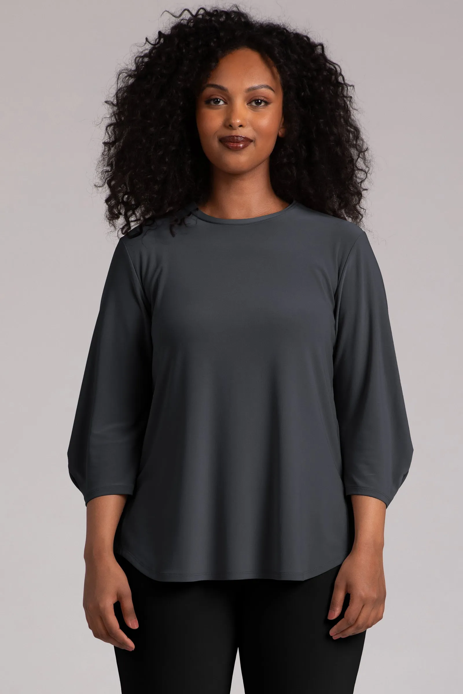 Classic Fit Lantern Top