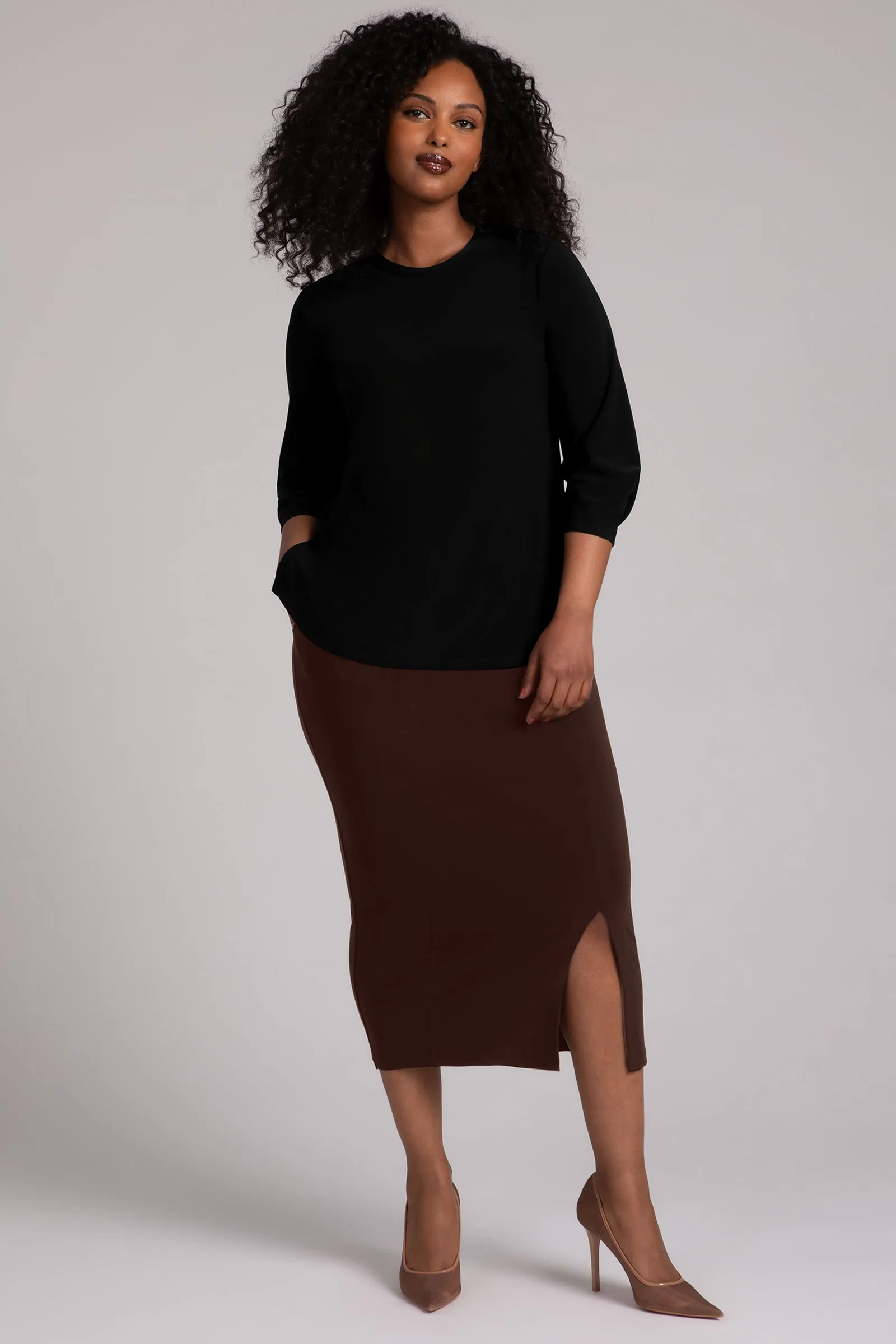 Classic Fit Lantern Top
