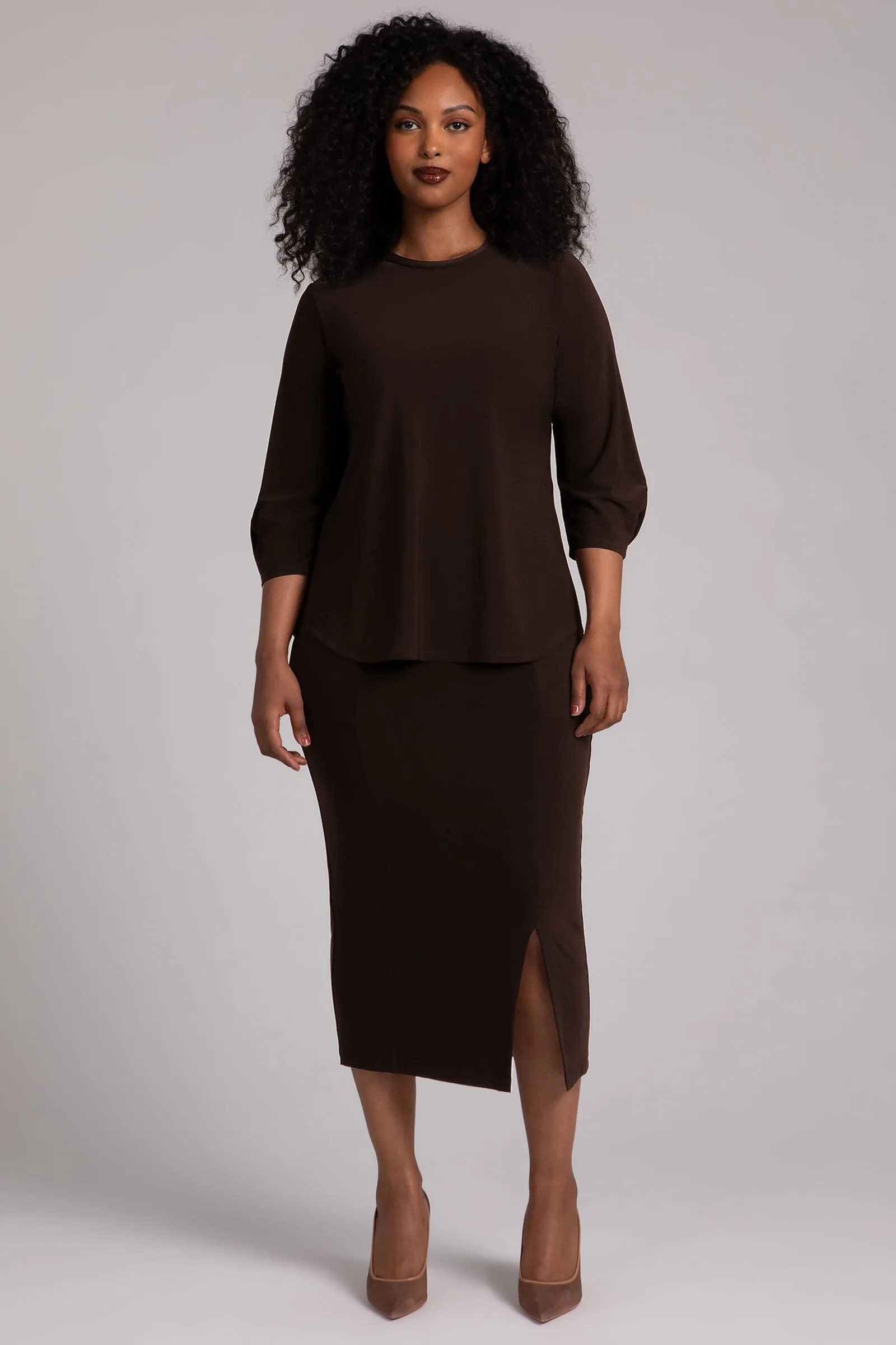 Classic Fit Lantern Top