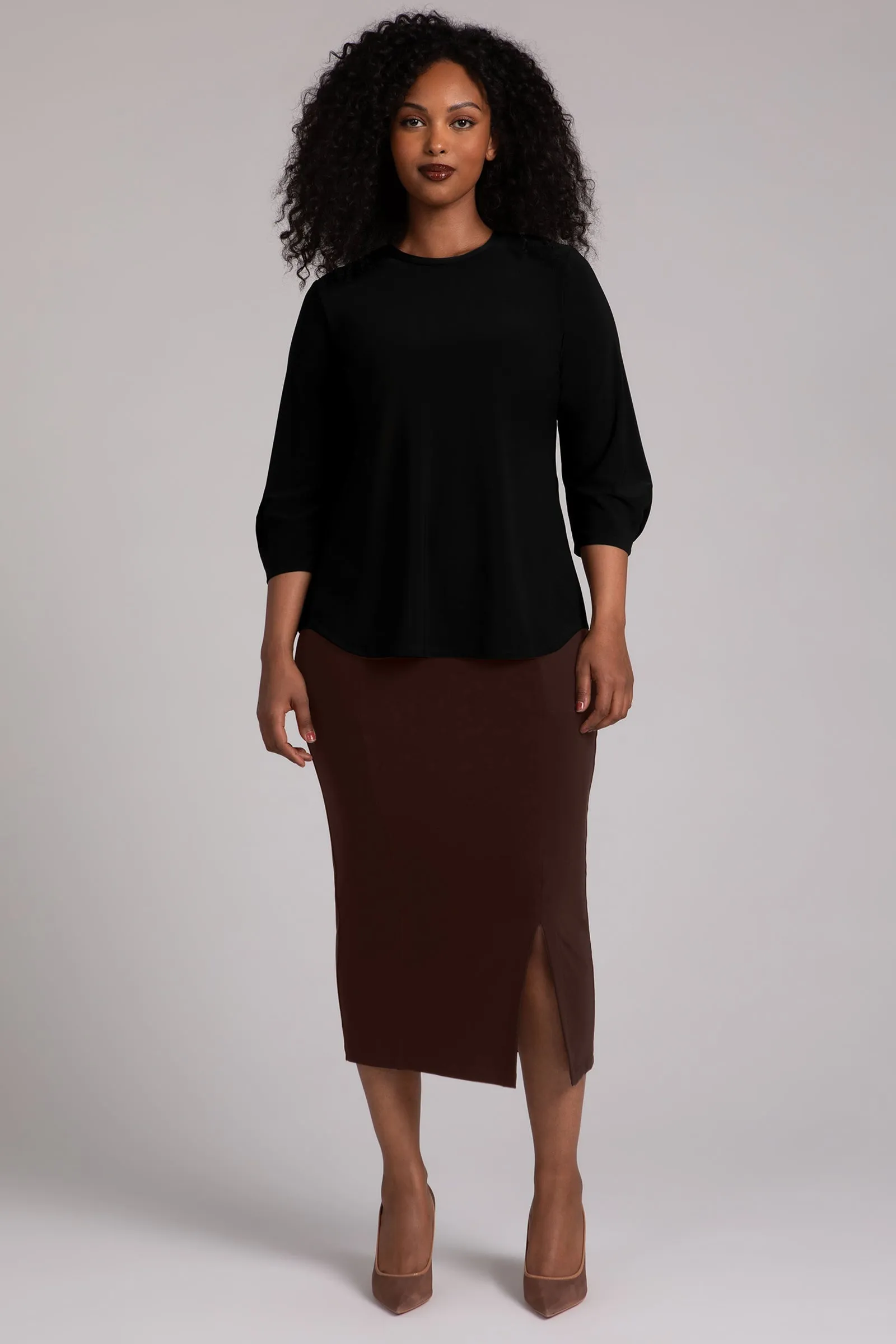 Classic Fit Lantern Top