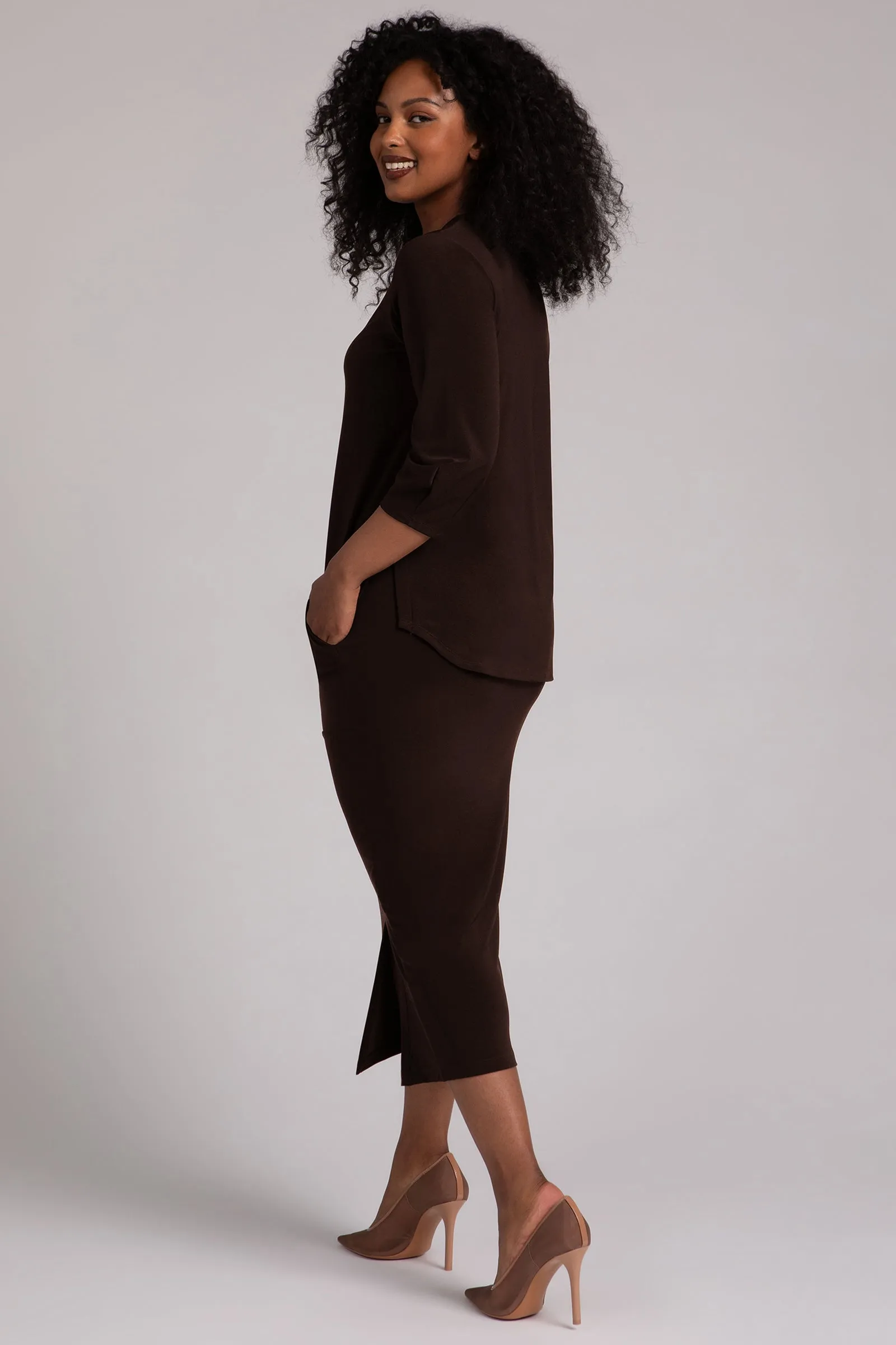 Classic Fit Lantern Top