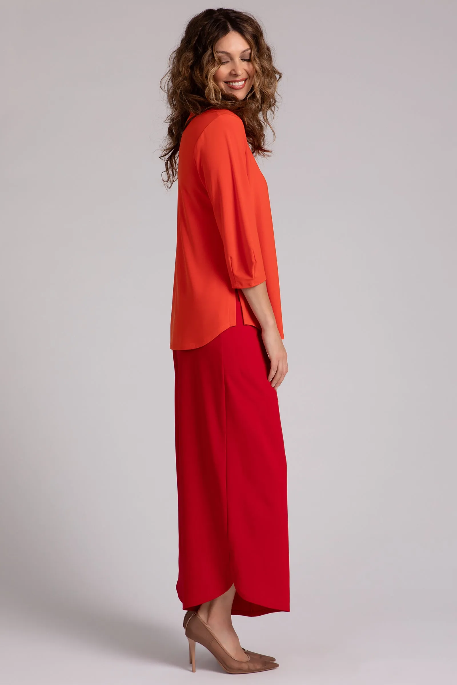 Classic Fit Lantern Top
