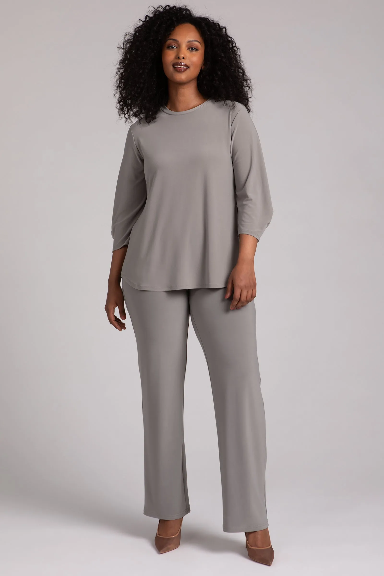 Classic Fit Lantern Top