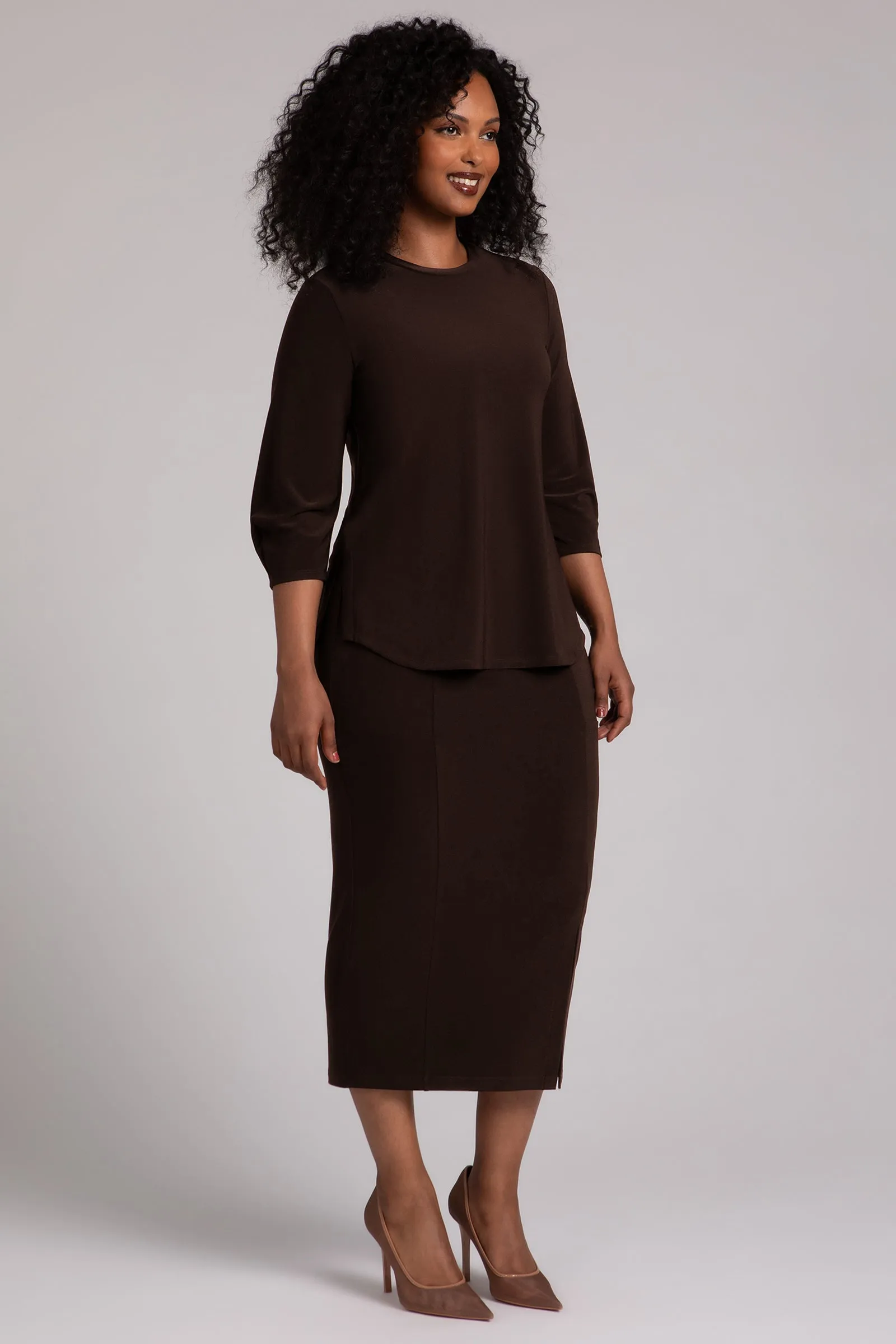 Classic Fit Lantern Top