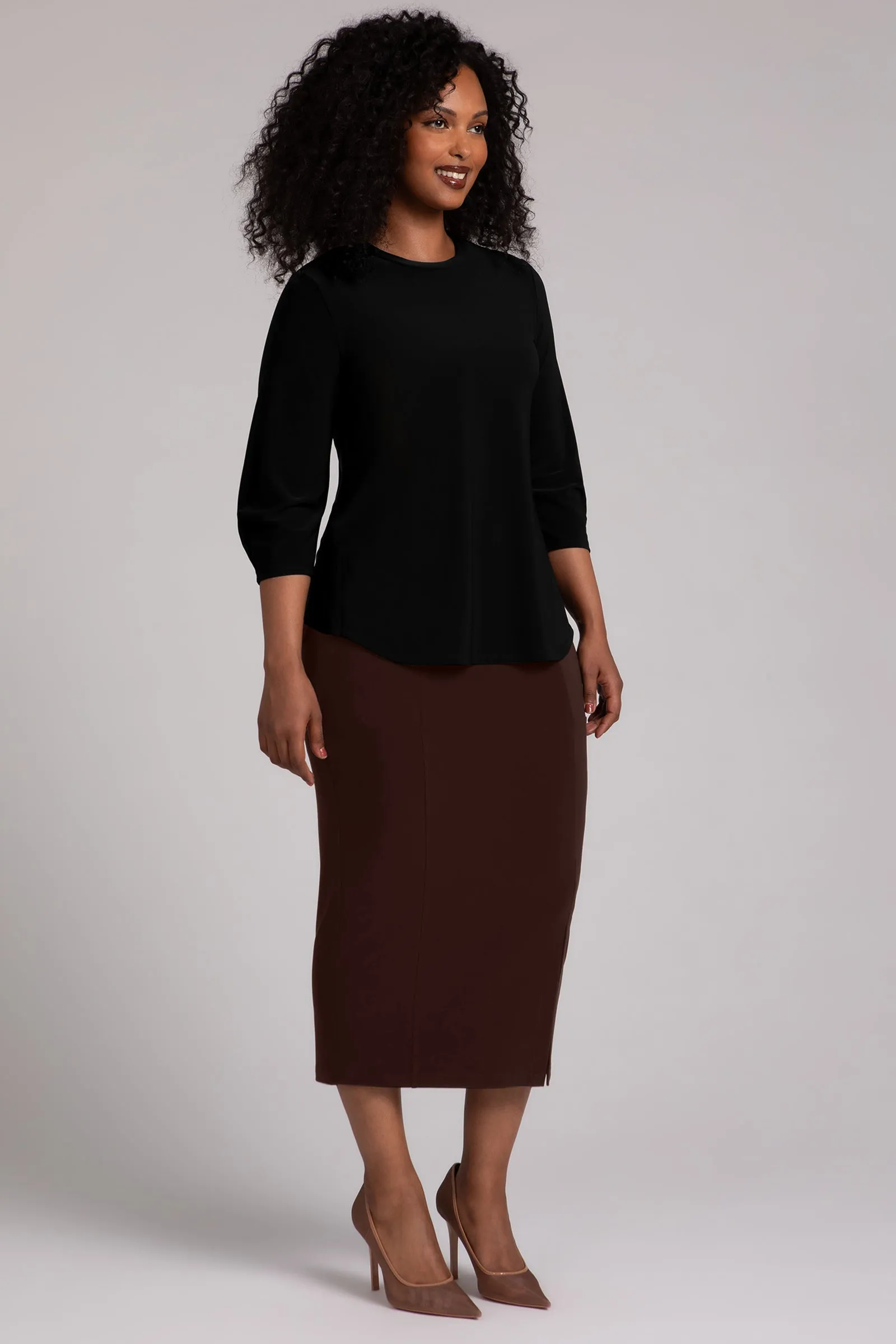Classic Fit Lantern Top