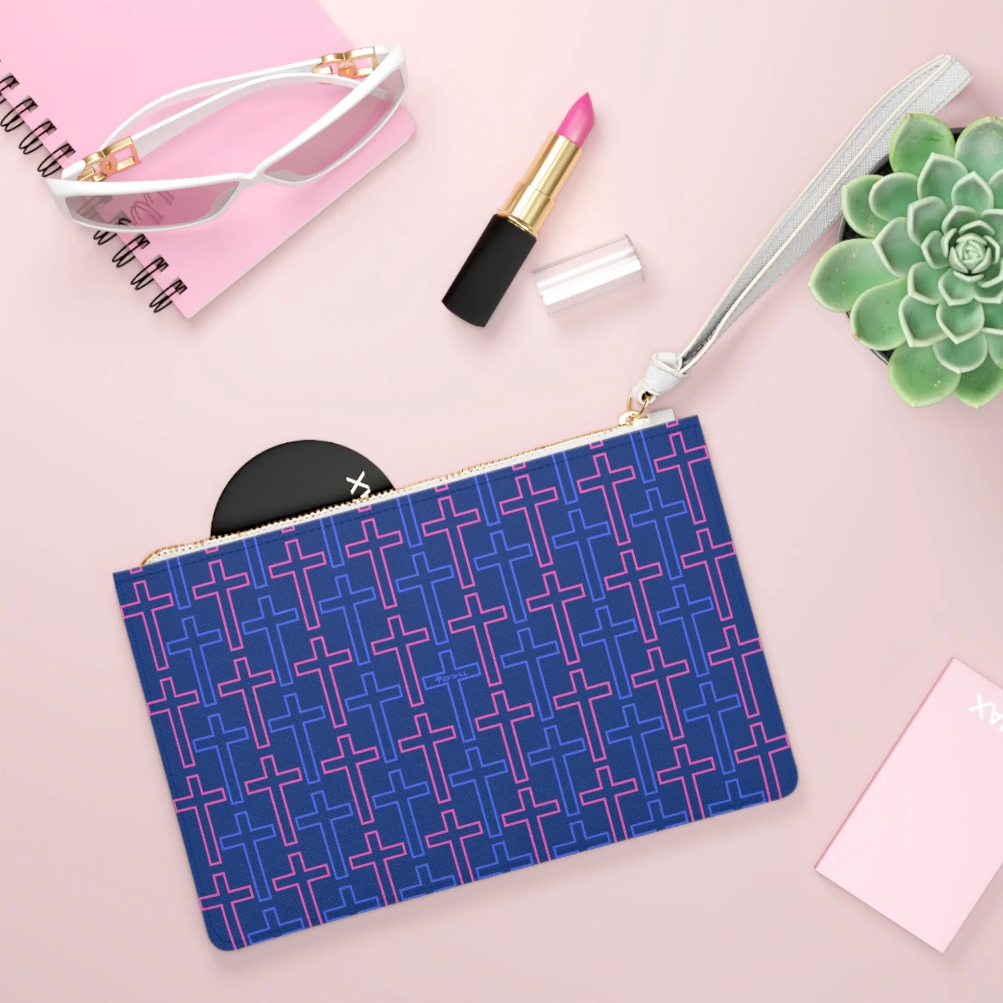 Clutch the Revival Pink Bag, Clutch Bag, Evening Clutch Bag, Gift for Women