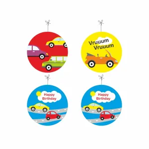 Colorful Cars Theme Danglers