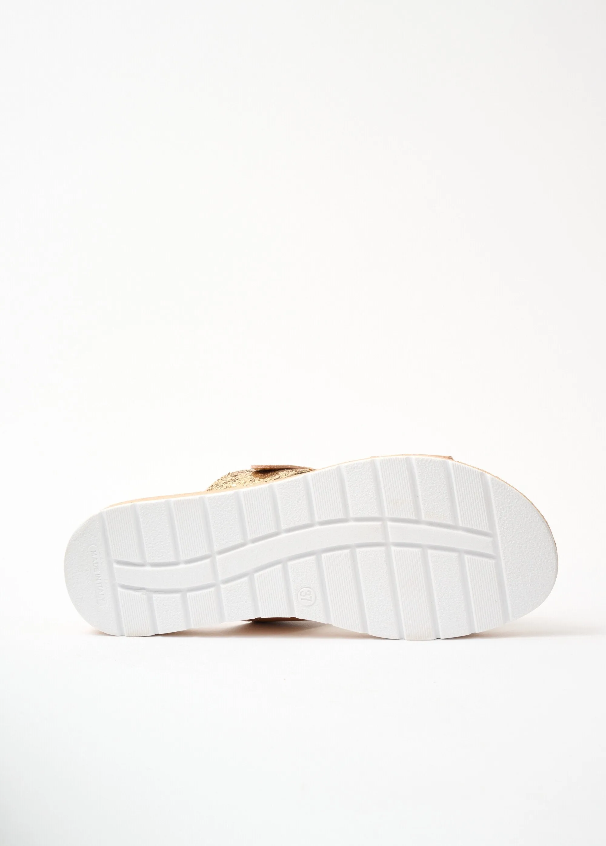 Comfort width sequined mule
