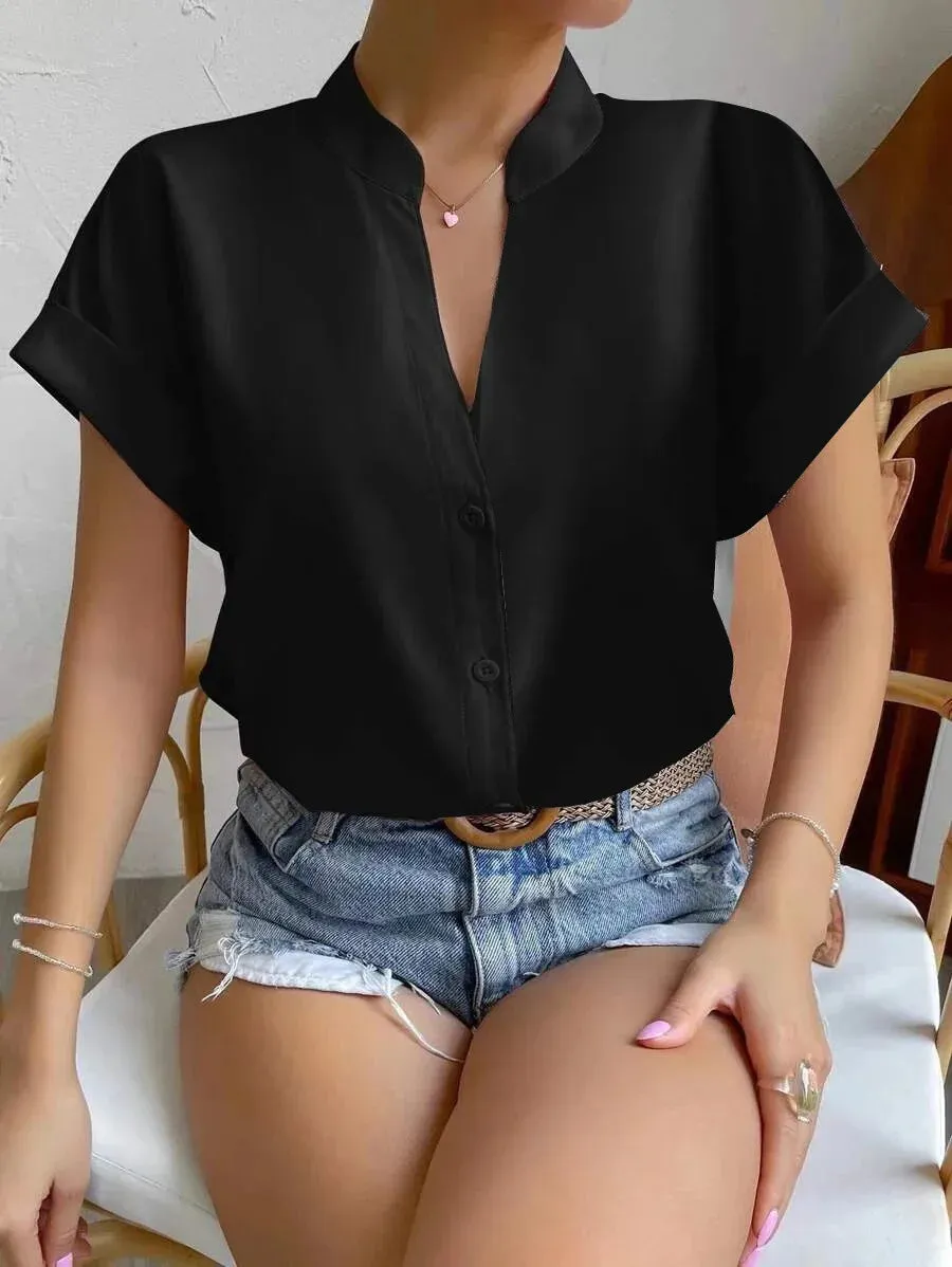 Commanding Elegance Top