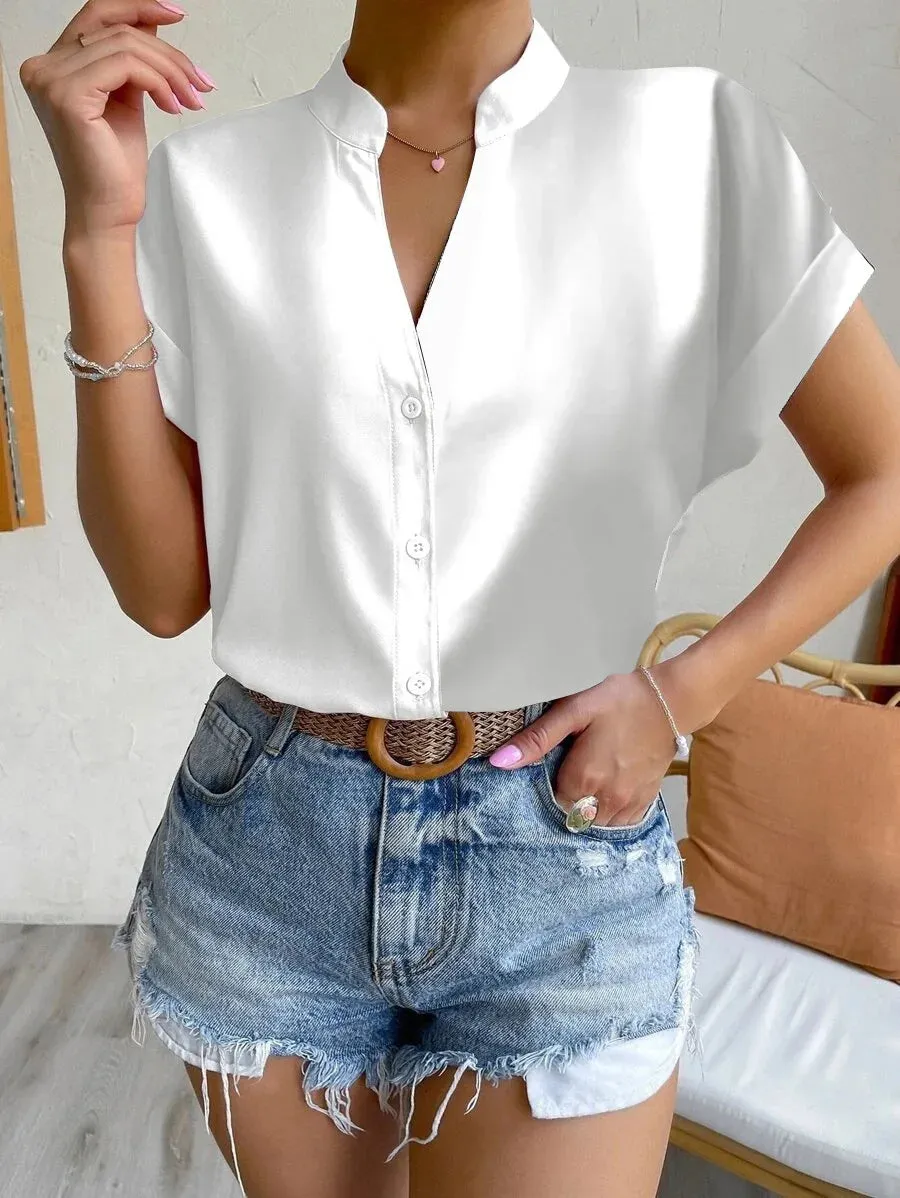 Commanding Elegance Top