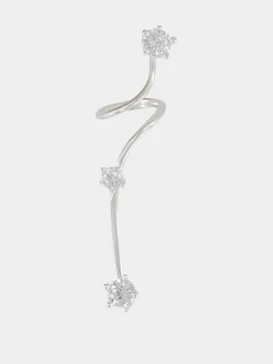 Constellation Rhodium Plated Brass Ring