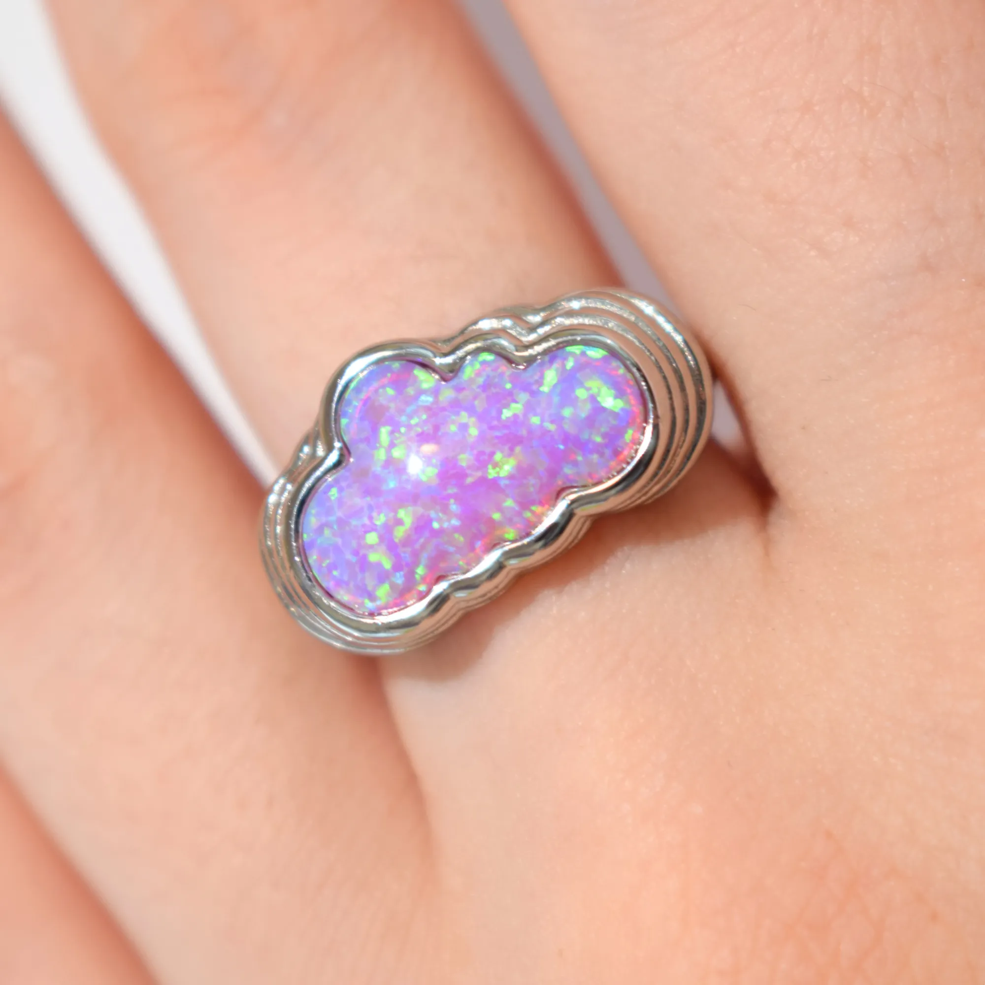 Cotton Candy Cloud Silver