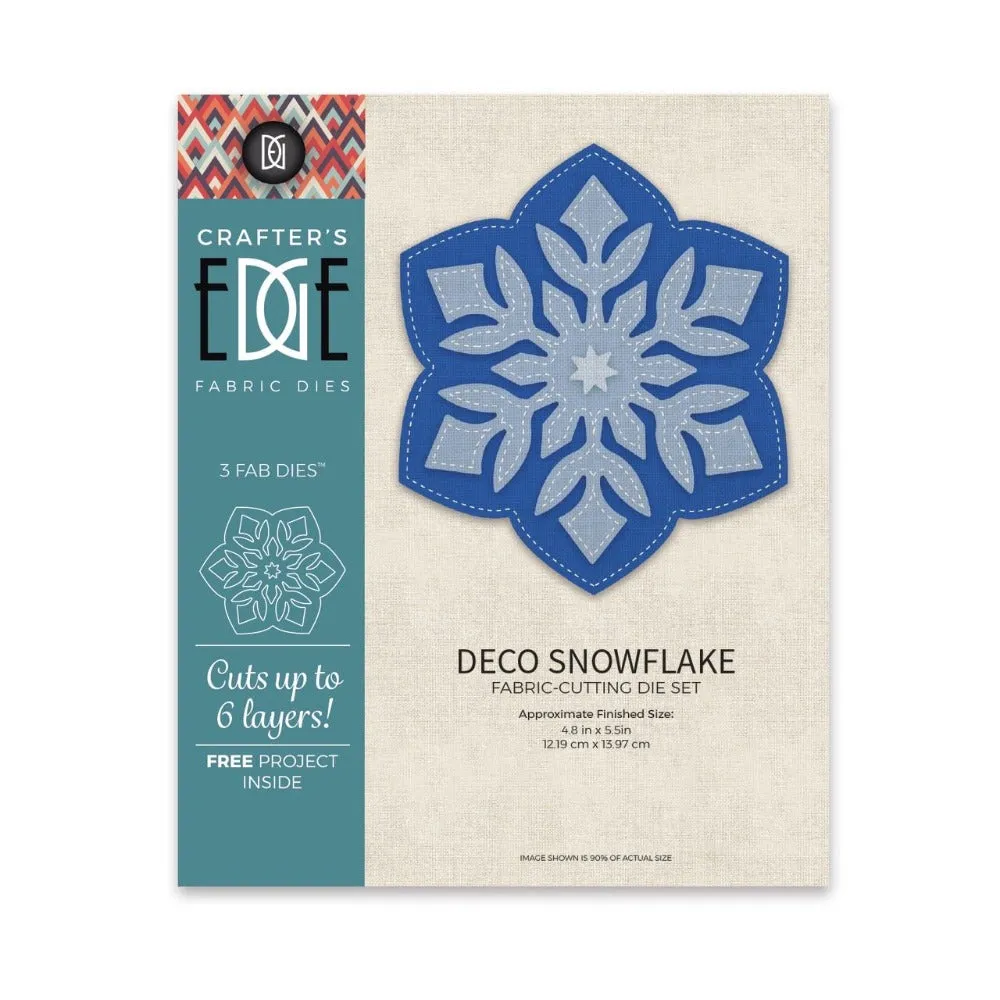 Crafters Edge Snowflake Decoration Fabric Cutting Die