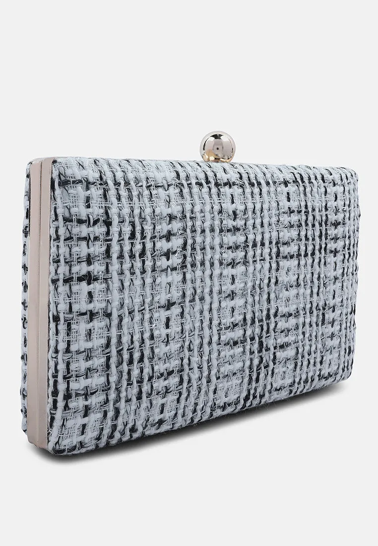 Creative Weave Clutch Bag