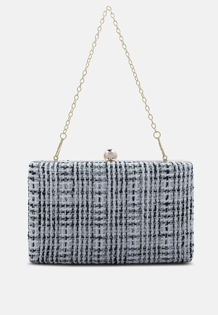 Creative Weave Clutch Bag