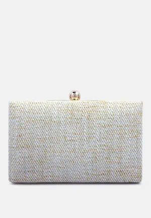 Creative Weave Clutch Bag