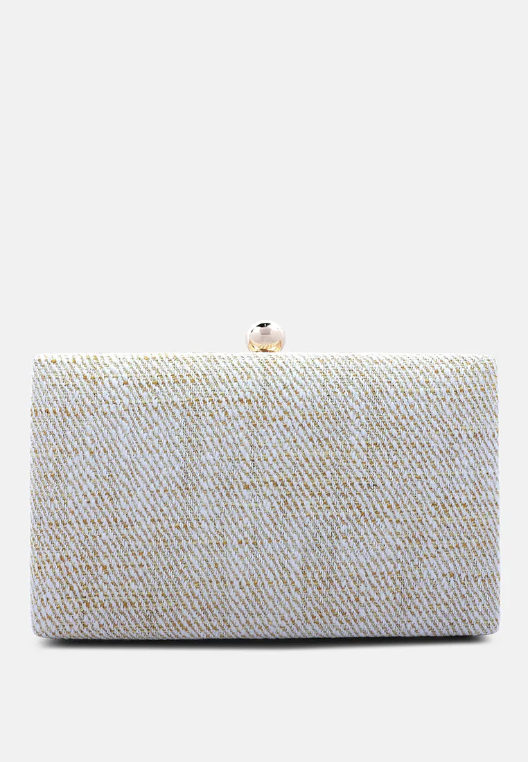 Creative Weave Clutch Bag