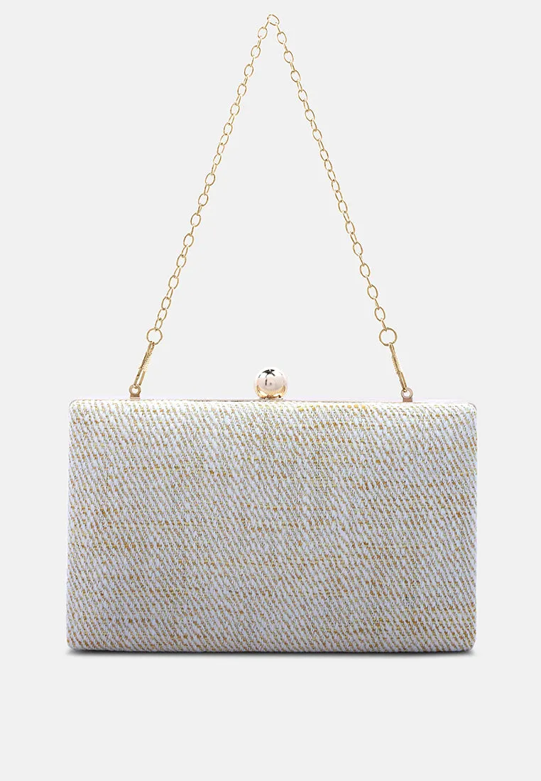Creative Weave Clutch Bag