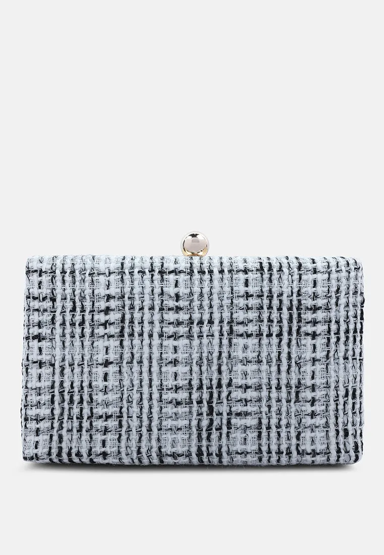 Creative Weave Clutch Bag