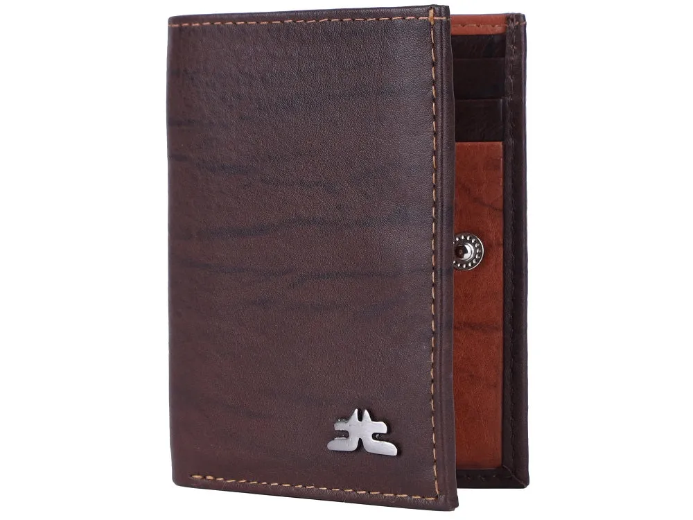 Credit Card Case & Currency Slot |Snap Button Closure RFID # 1977L