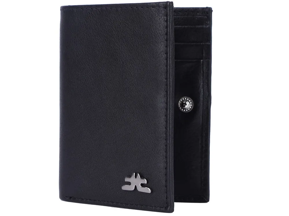 Credit Card Case & Currency Slot |Snap Button Closure RFID # 1977L