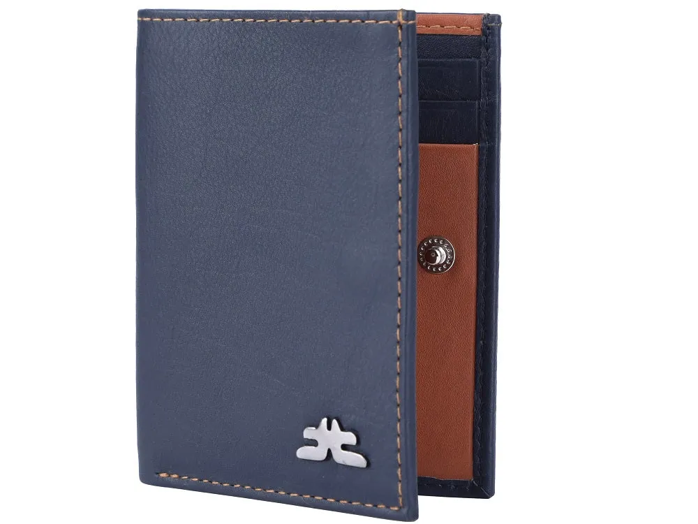 Credit Card Case & Currency Slot |Snap Button Closure RFID # 1977L