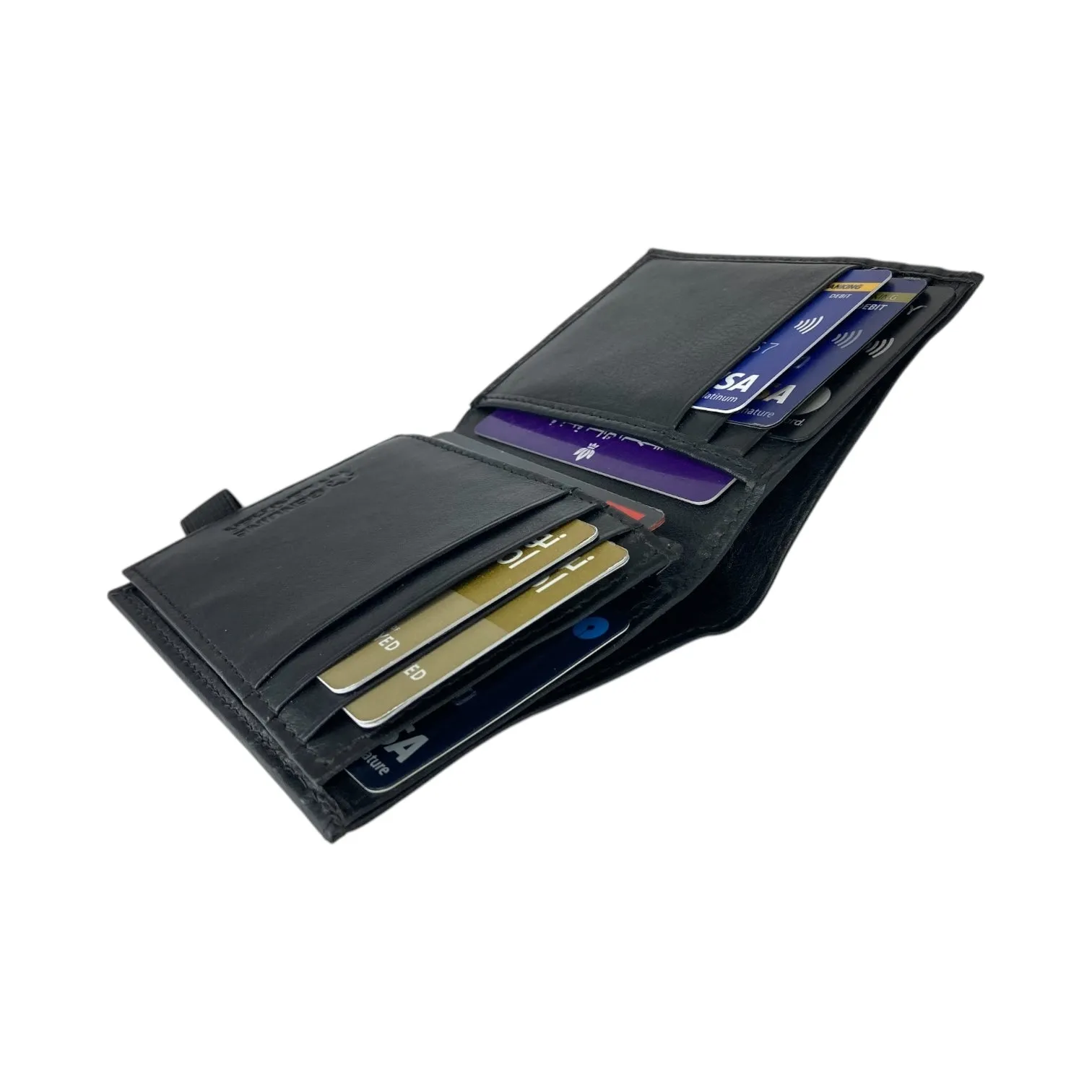 Credit Cardholder & Compact Wallet With Photo ID # 4017N [Elastic]