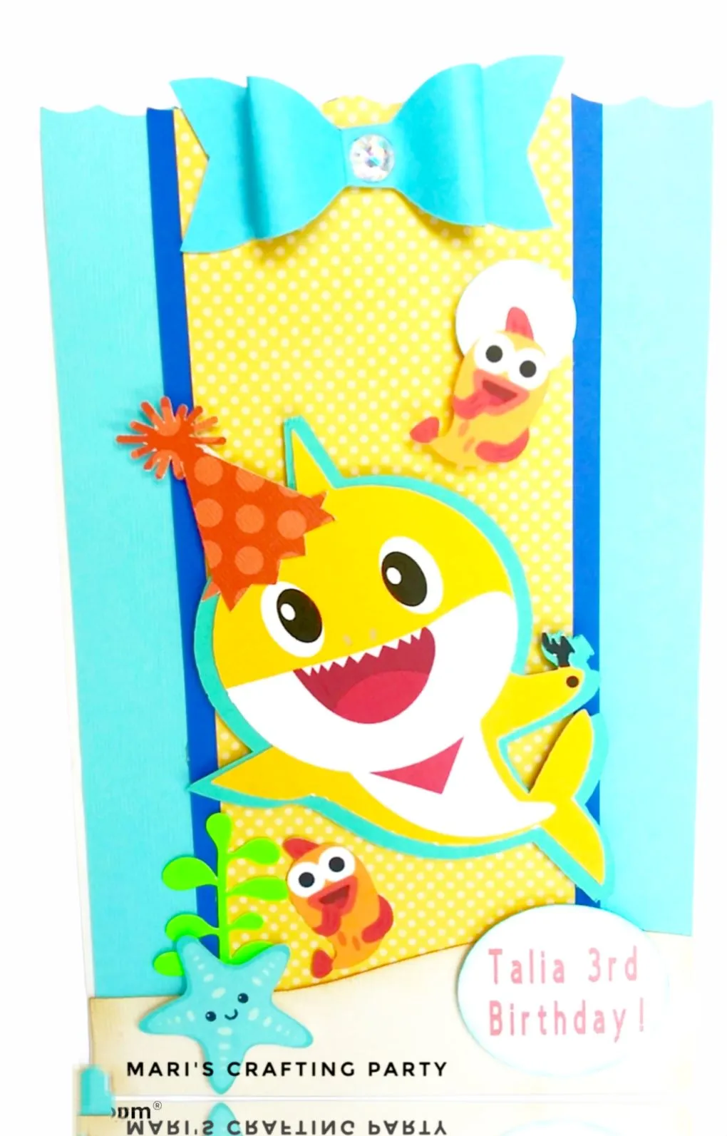 Custom Baby Shark Party Bags.