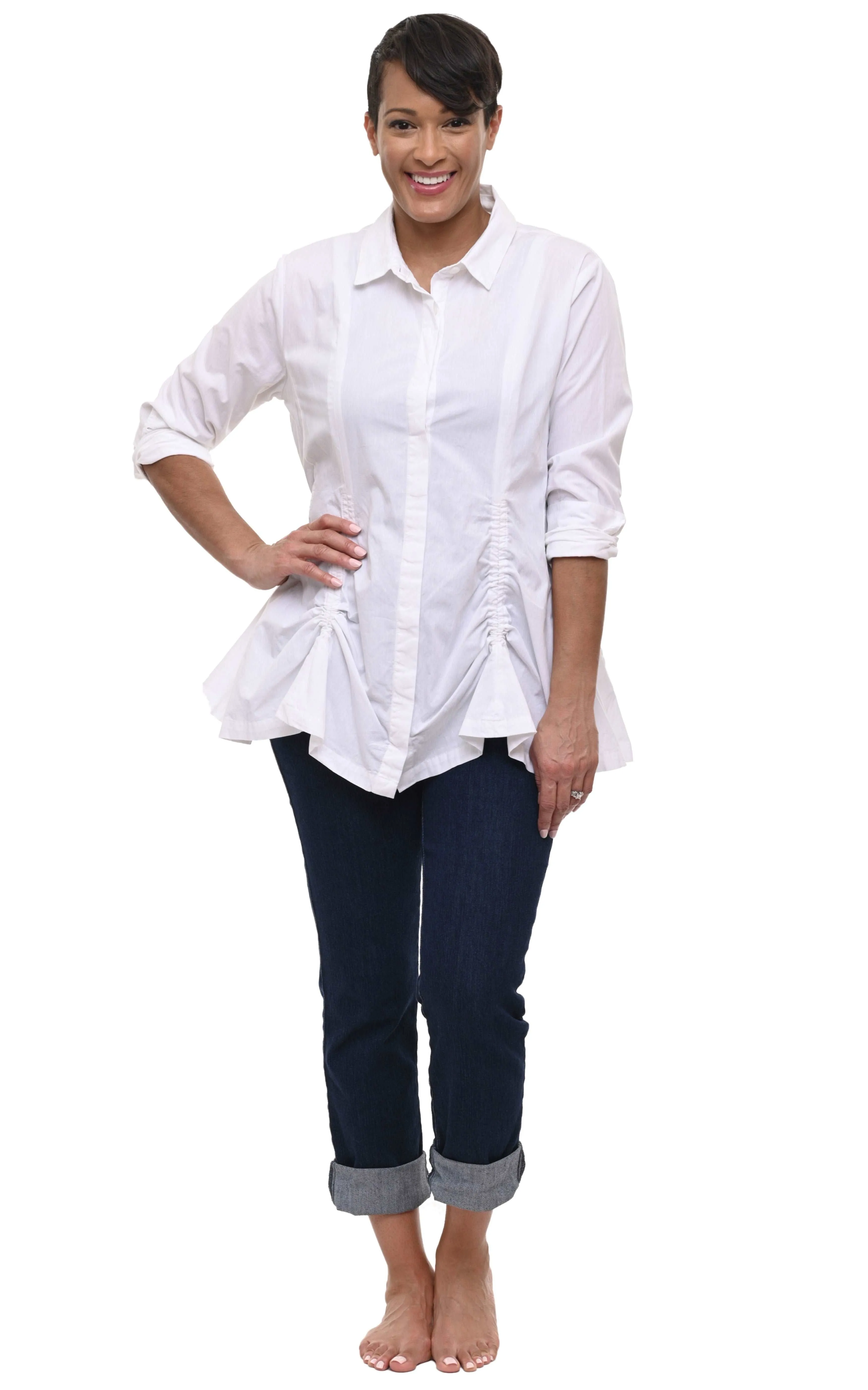 CV912 Tabitha Top in White*