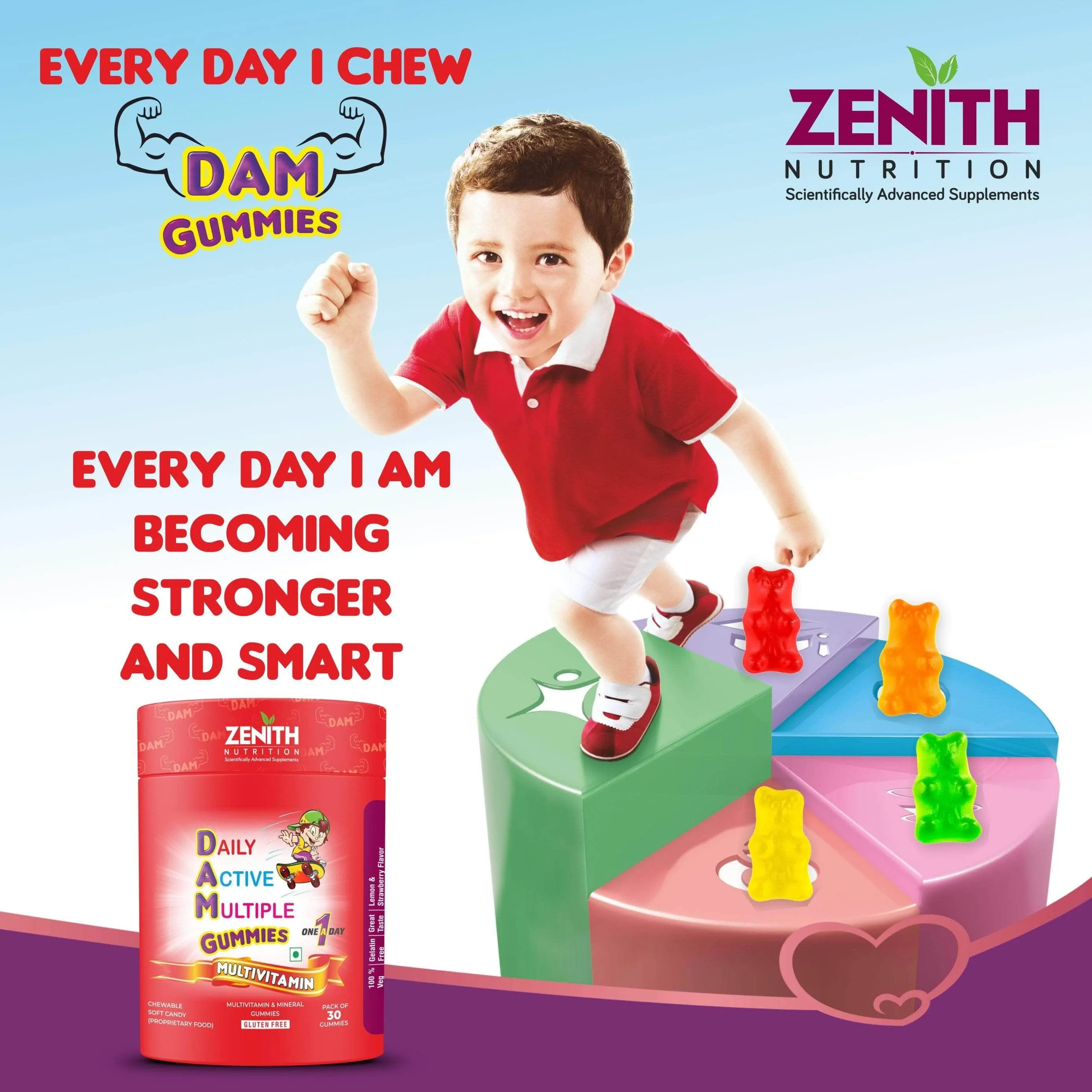 Daily Active Multiple Gummies - 30 Count